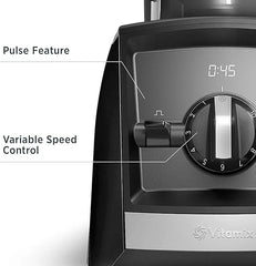 Vitamix A2300 Ascent Series Smart Blender, Professional-Grade, 64 oz Low-Profile Container, Slate