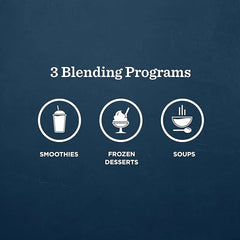 Vitamix Ascent X3 Blender with Three Blending Programs, Self-Cleaning Program, Professional-Grade Blender for Smoothies, Soups and More, Stainless-Steel Blades, 48 Oz Container, Polar White
