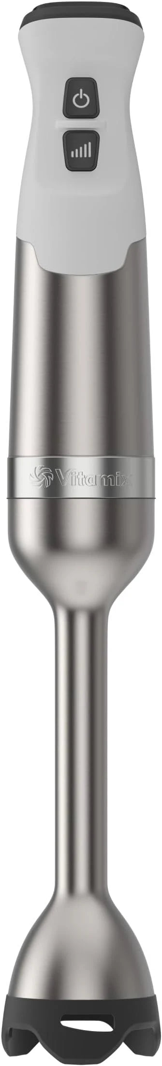 Vitamix 5-Speed Immersion Blender, Professional-Grade Hand Blender with 625-Watt Motor and Stainless-Steel Blade, Stainless Steel/White